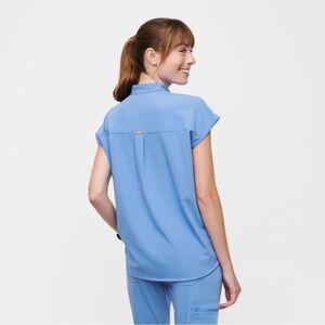 FIGS Ceil Blue Scrub Set Size Small Tall